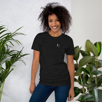 UTSURI WABI SABI (侘び寂び) t-shirt, front — small chest logo
